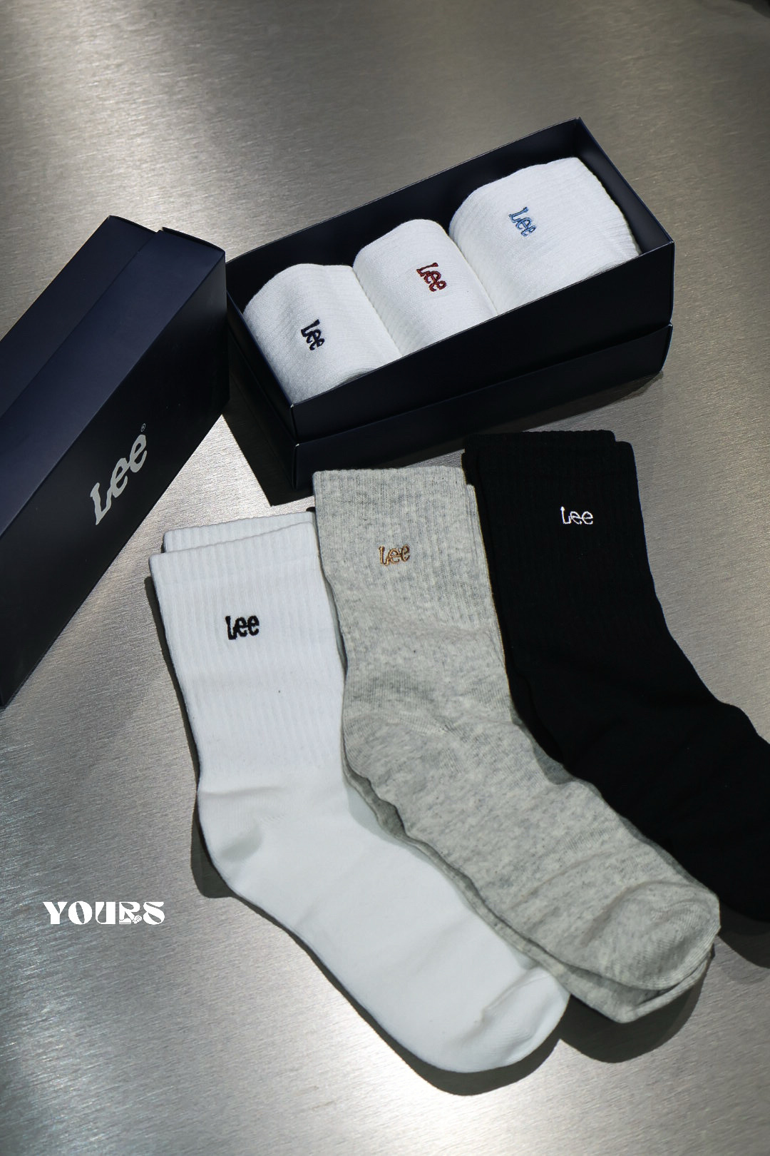 韓國 LEE 襪子 三色襪套組 (3colors)