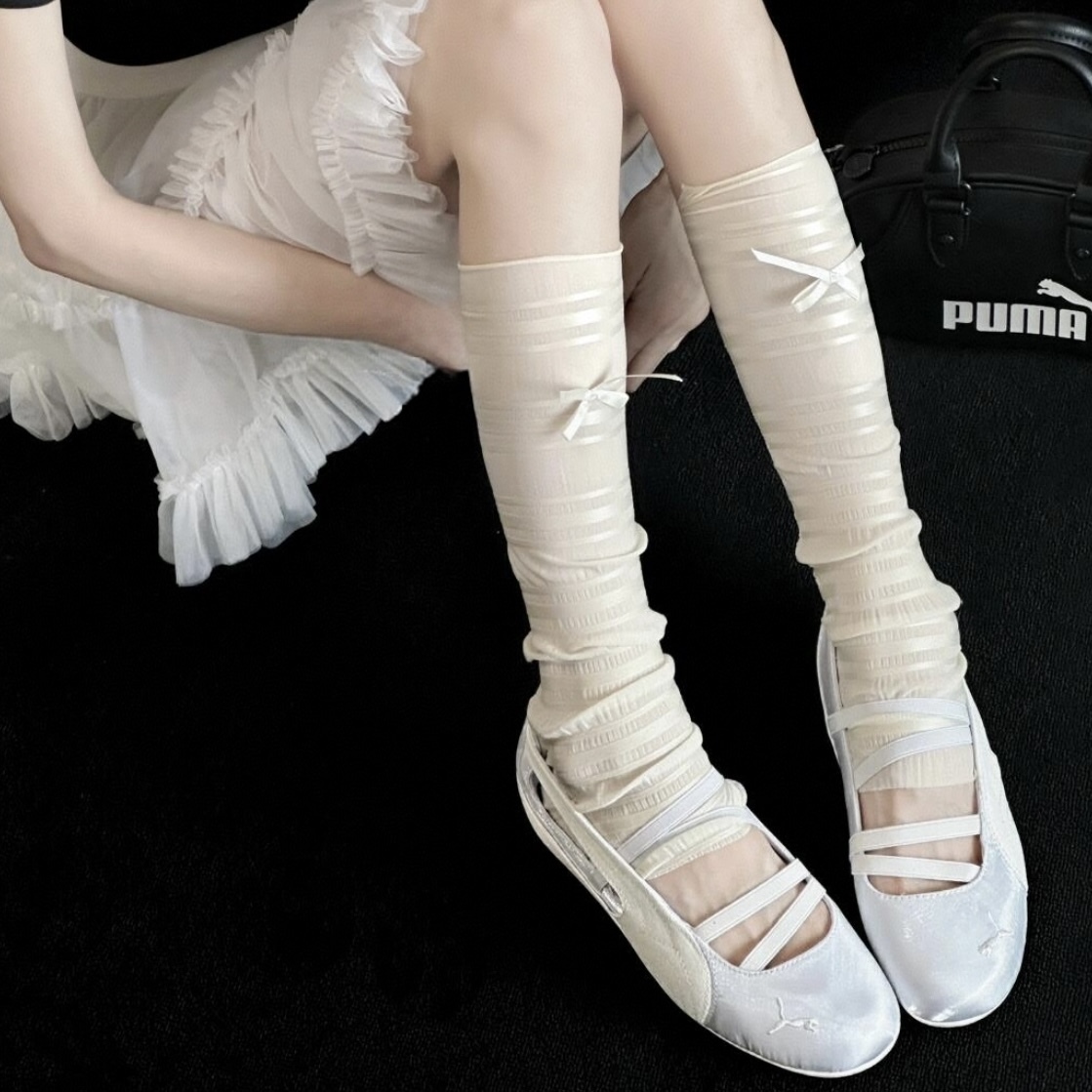 PUMA SPEEDCAT BALLET 芭蕾舞鞋 銀白 麂皮 瑪莉珍 女鞋 404383-03