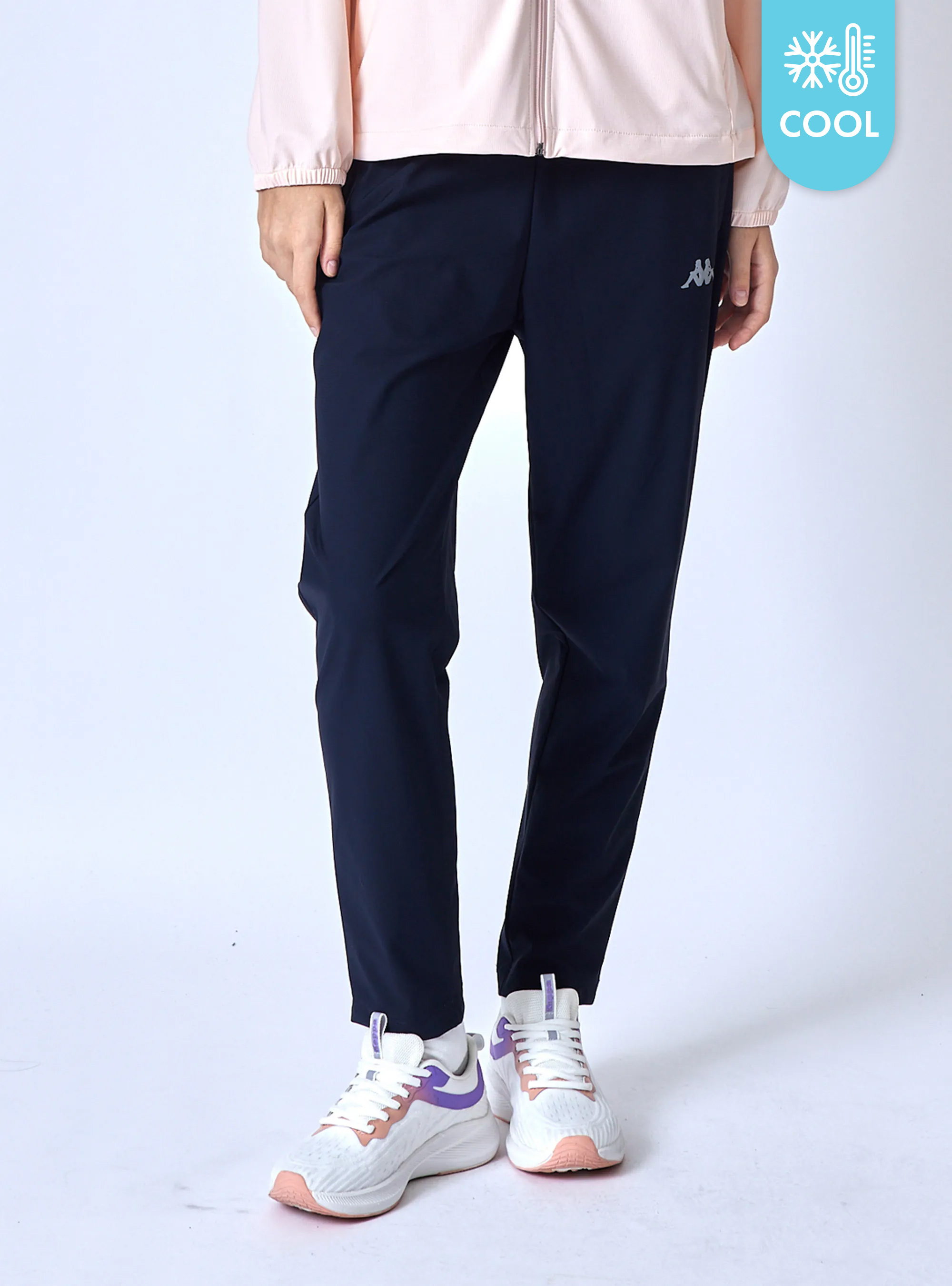 女款 涼感修身運動長褲