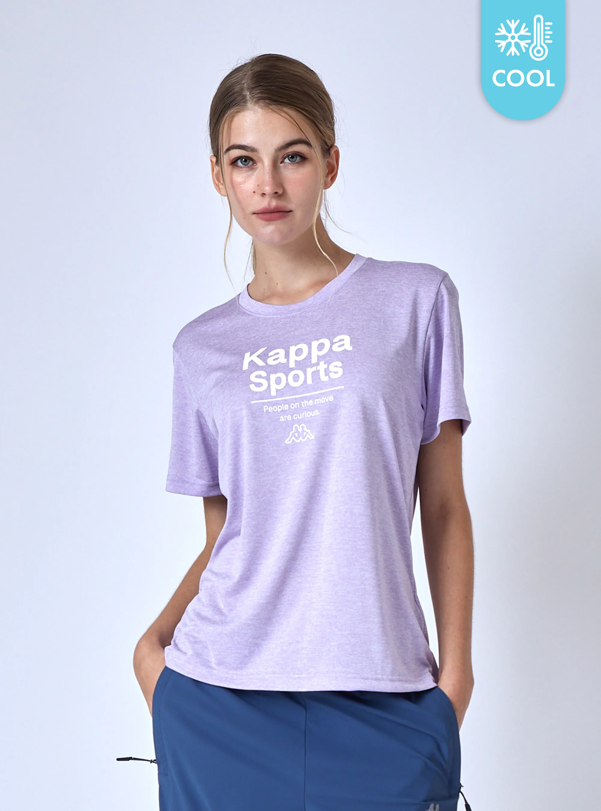 女款 吸濕排汗涼感印花T-Shirt