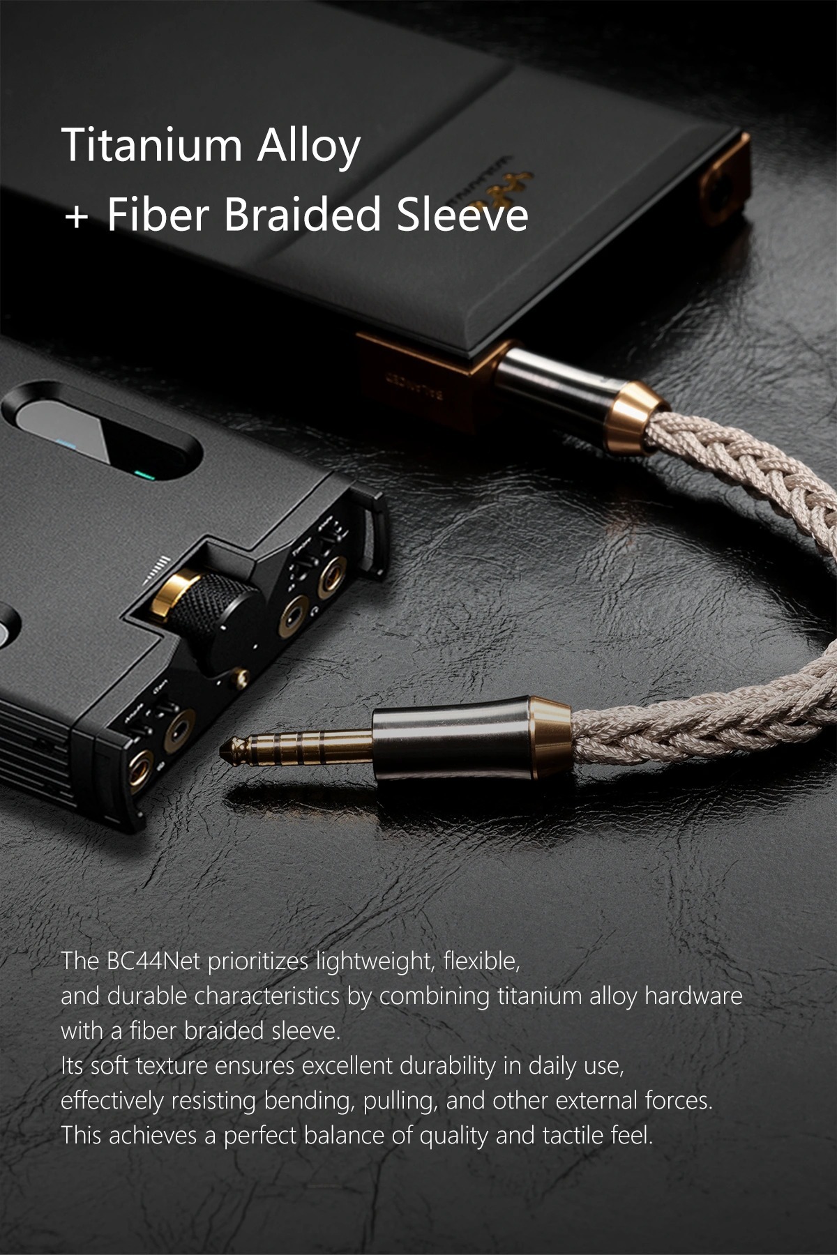 ddHiFi BC44Net 4.4mm Balanced Shielded Audio Cable