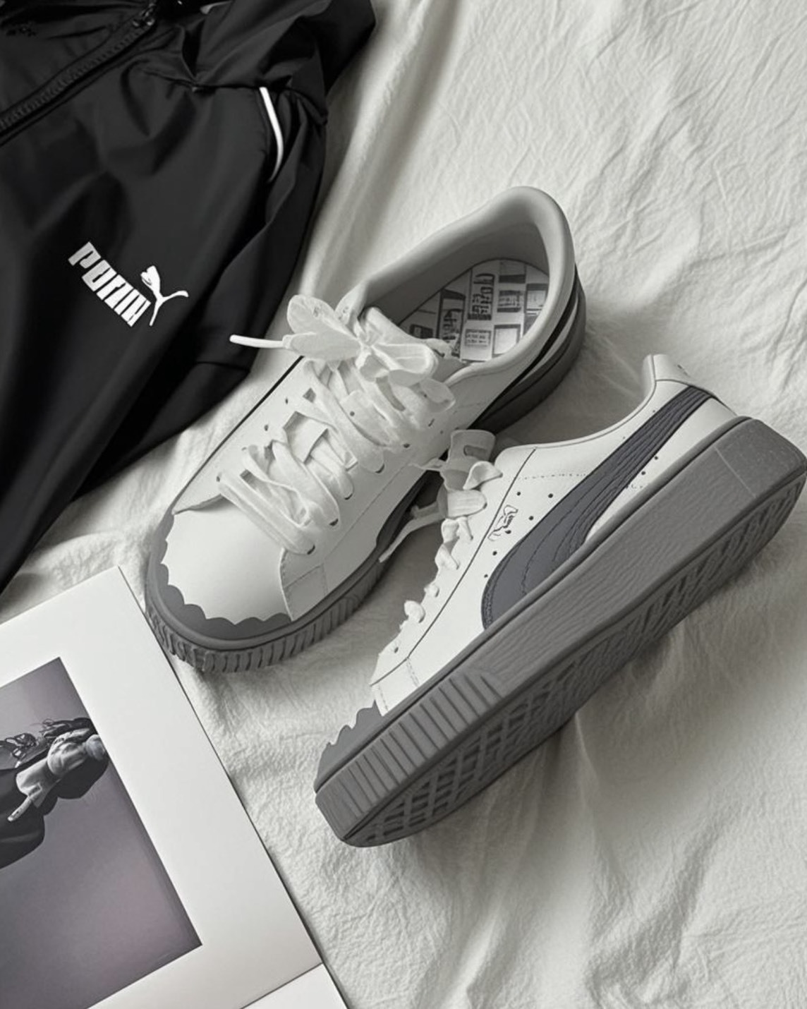 【預購】PUMA W PALTFORM RIBBON 鬆糕蕾絲 40415701