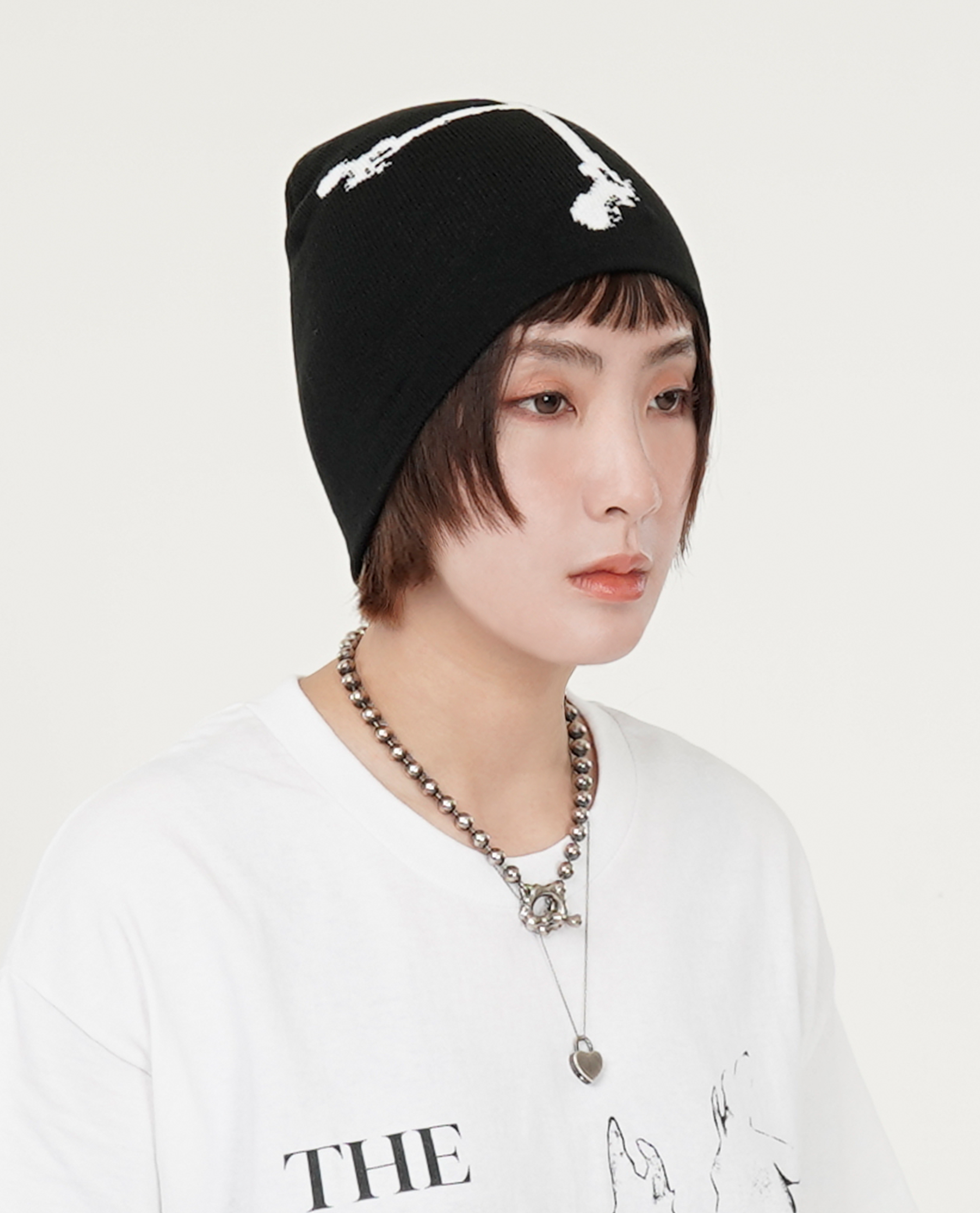 EmageQ CROSS BONES BEANIE - 25SS