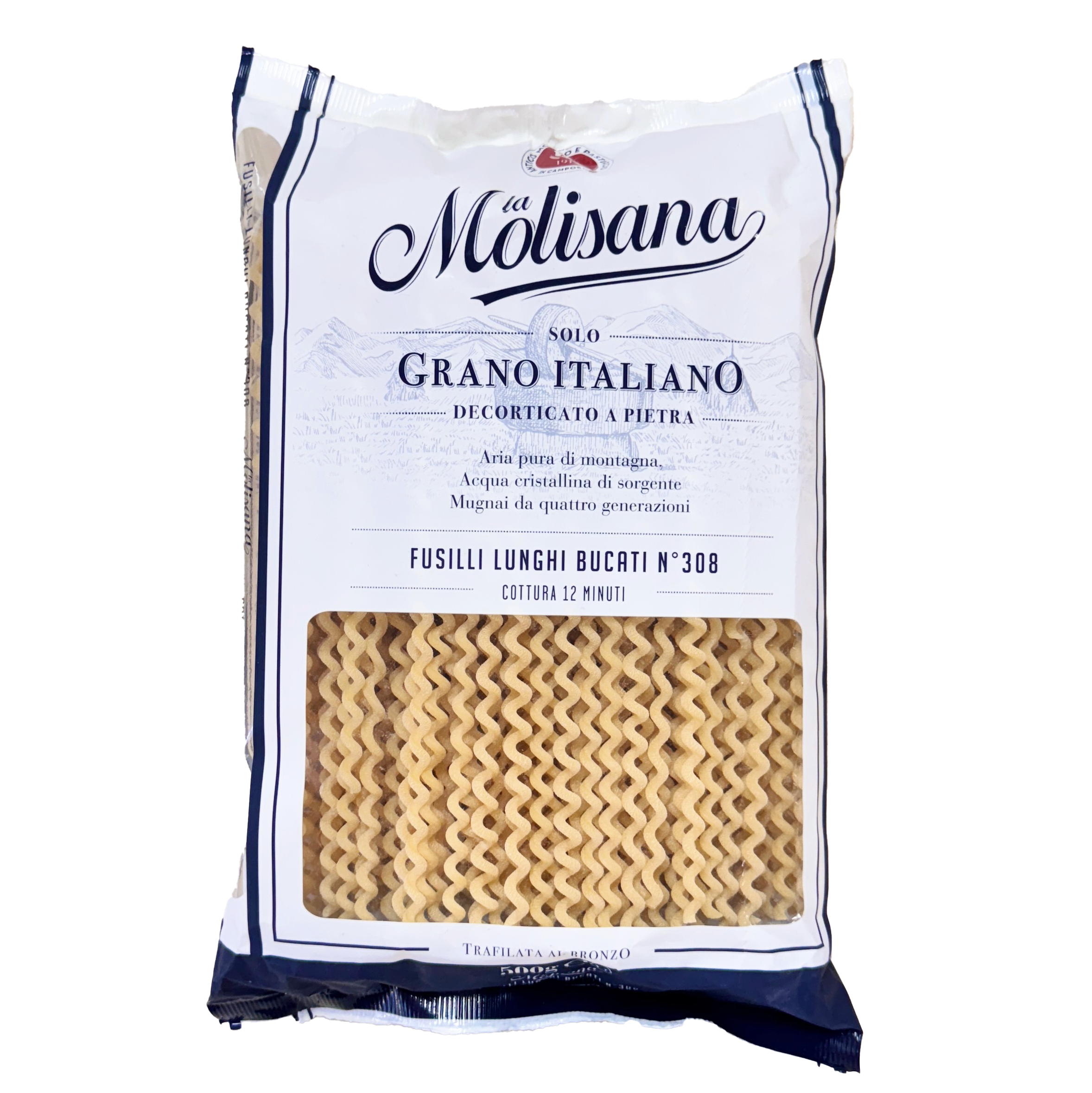 la Molisana - 意大利QQ卷卷麵 N308 #捲捲公仔麵 500g  #⻑螺旋QQ麵 n.308