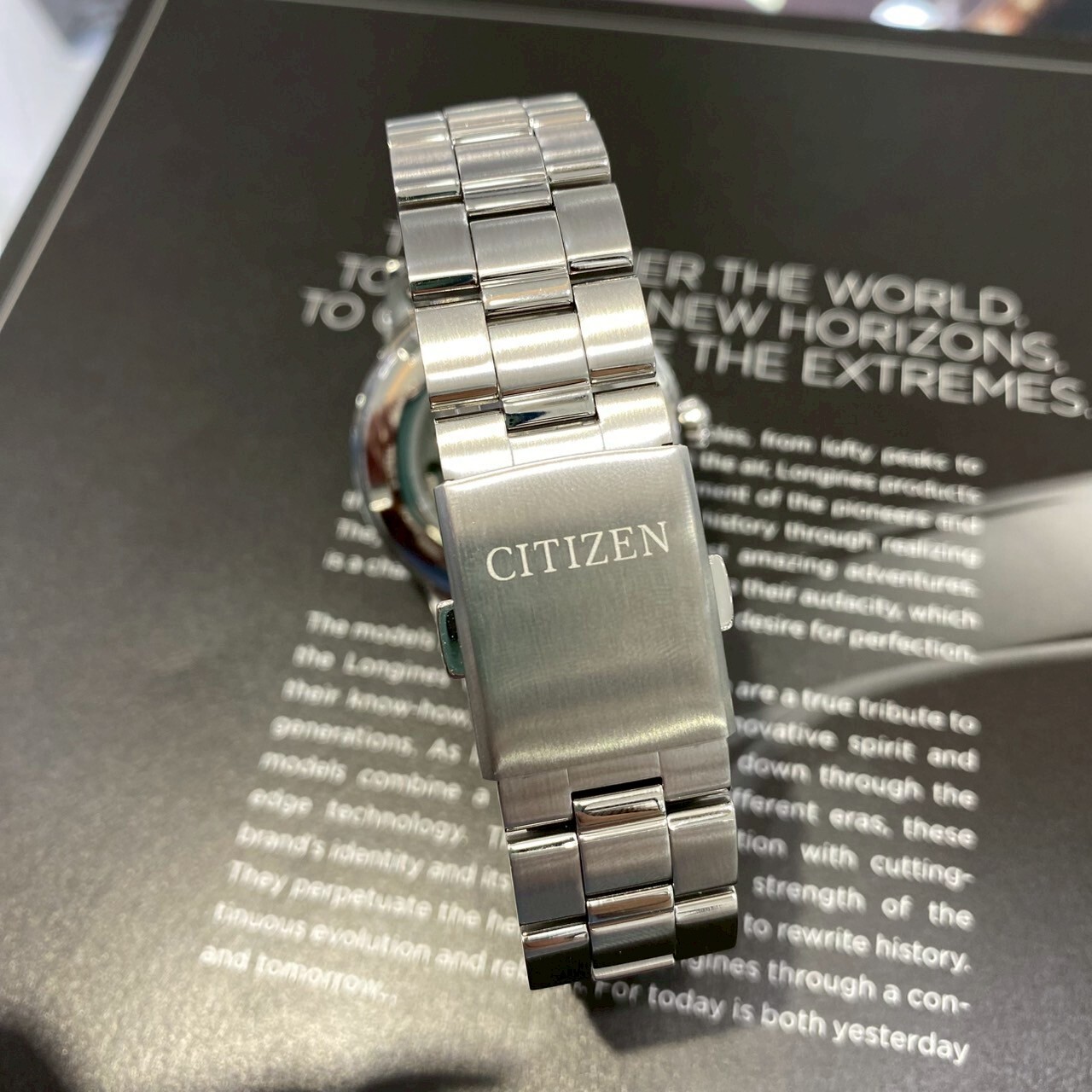 【CITIZEN 星辰】黑潮漸層機械腕錶NK0009-82L 41mm 現代鐘錶