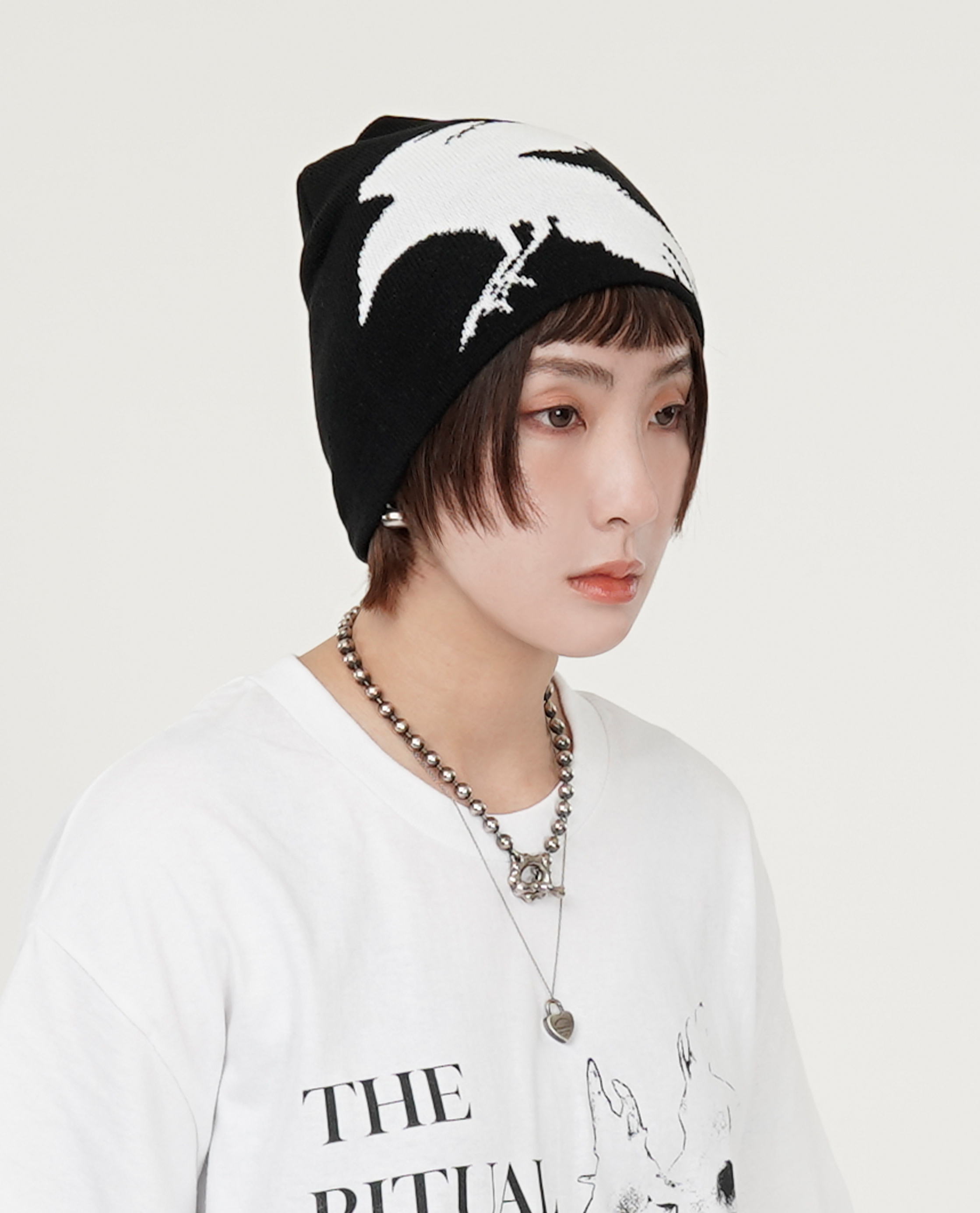 EmageQ CROW BEANIE - 25SS