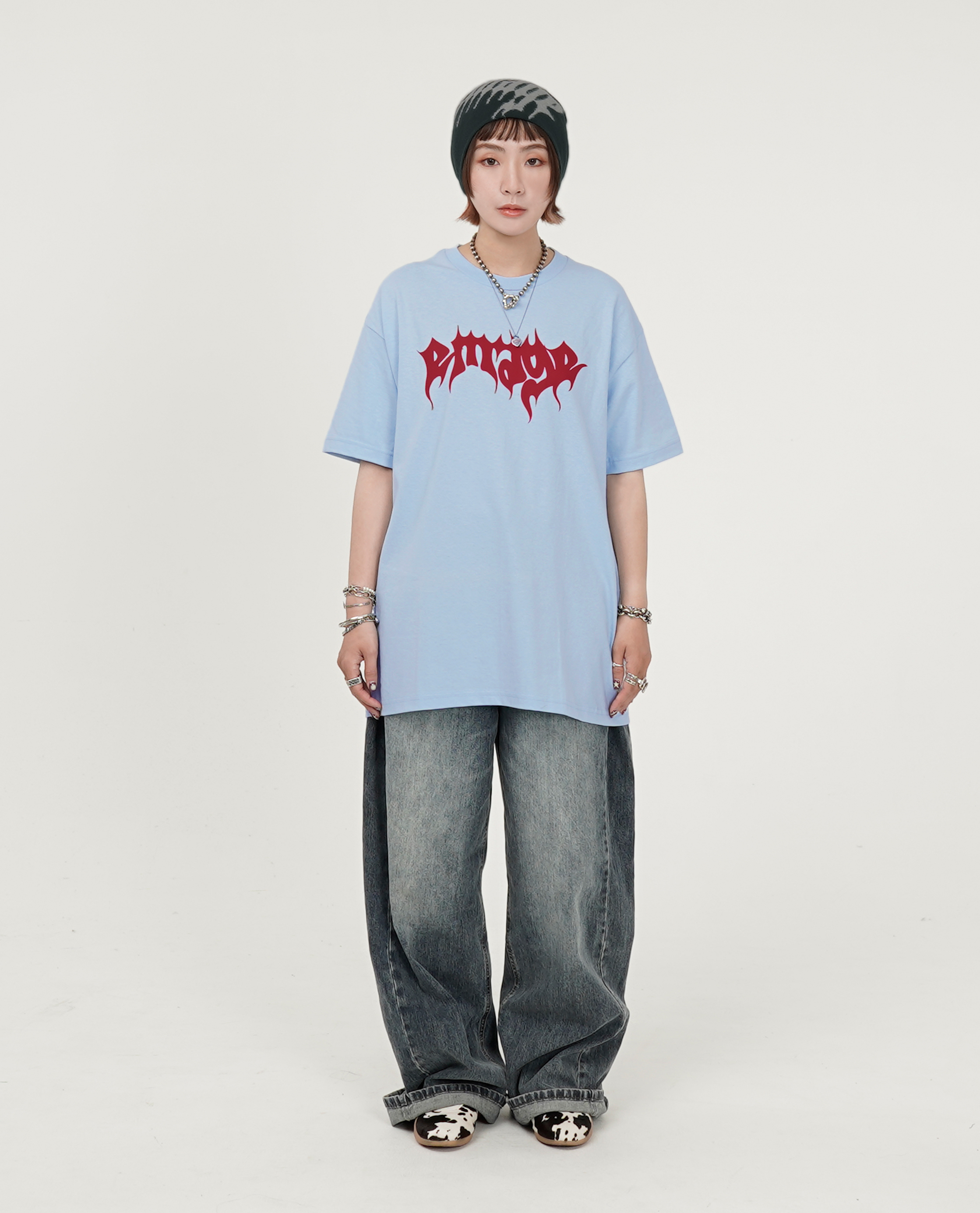 EmageQ LOGO TEE (Blue/Red) - 25SS