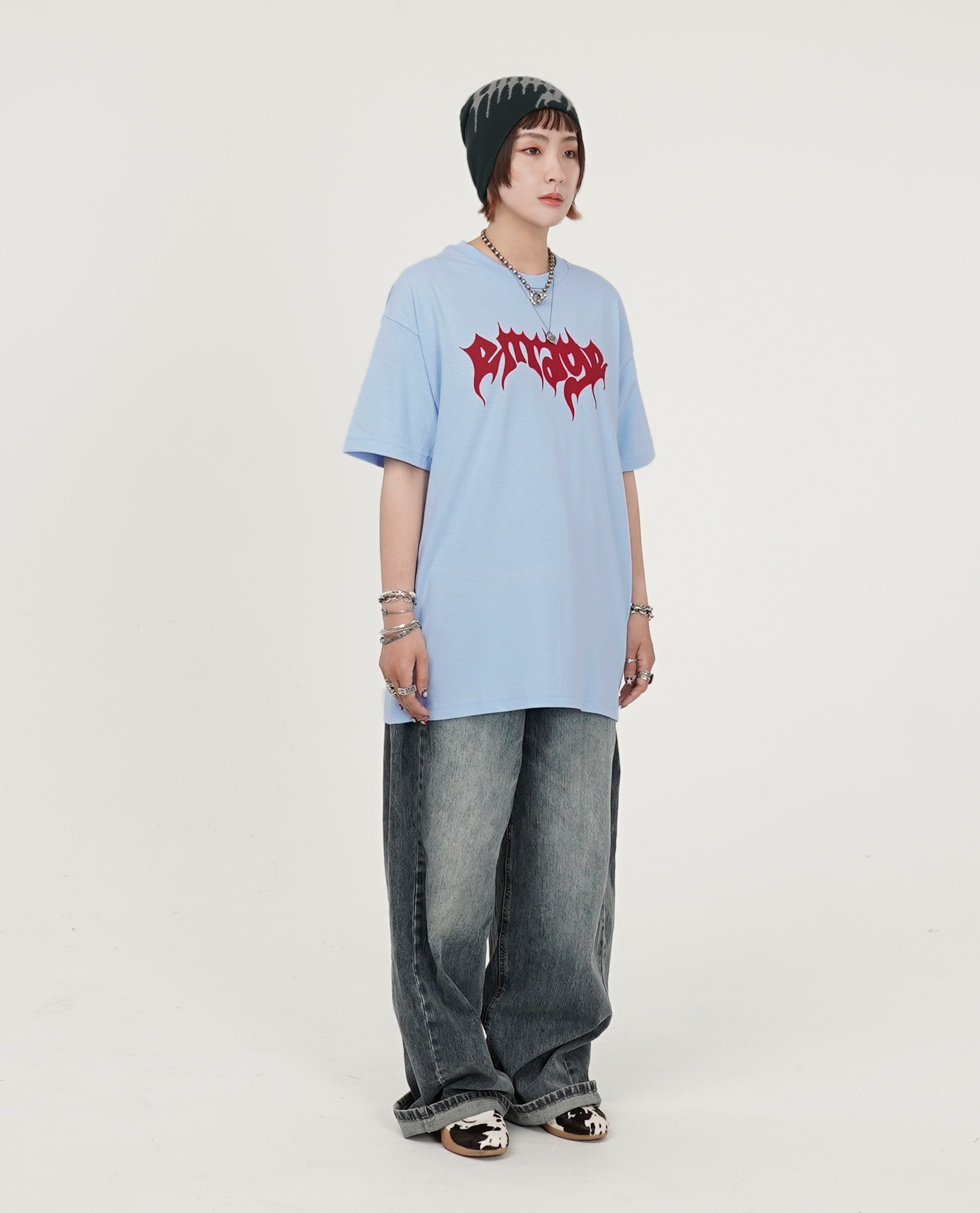 EmageQ LOGO TEE (Blue/Red) - 25SS