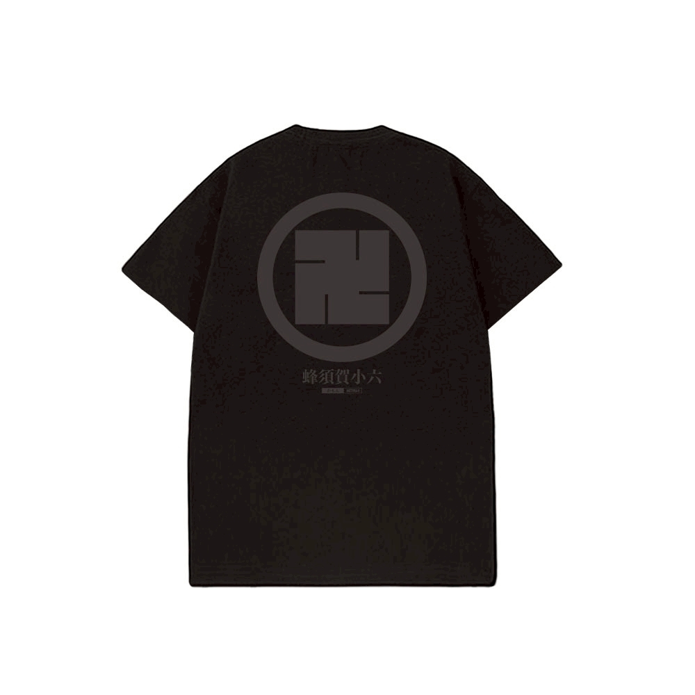 XCTRL 蜂須賀正勝家紋短T-黑