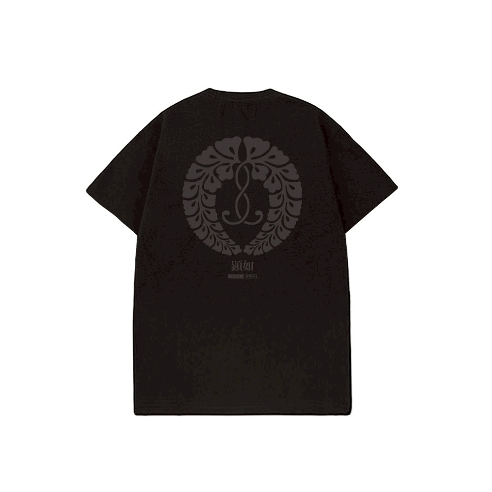 XCTRL 本願寺顯如家紋短T-黑