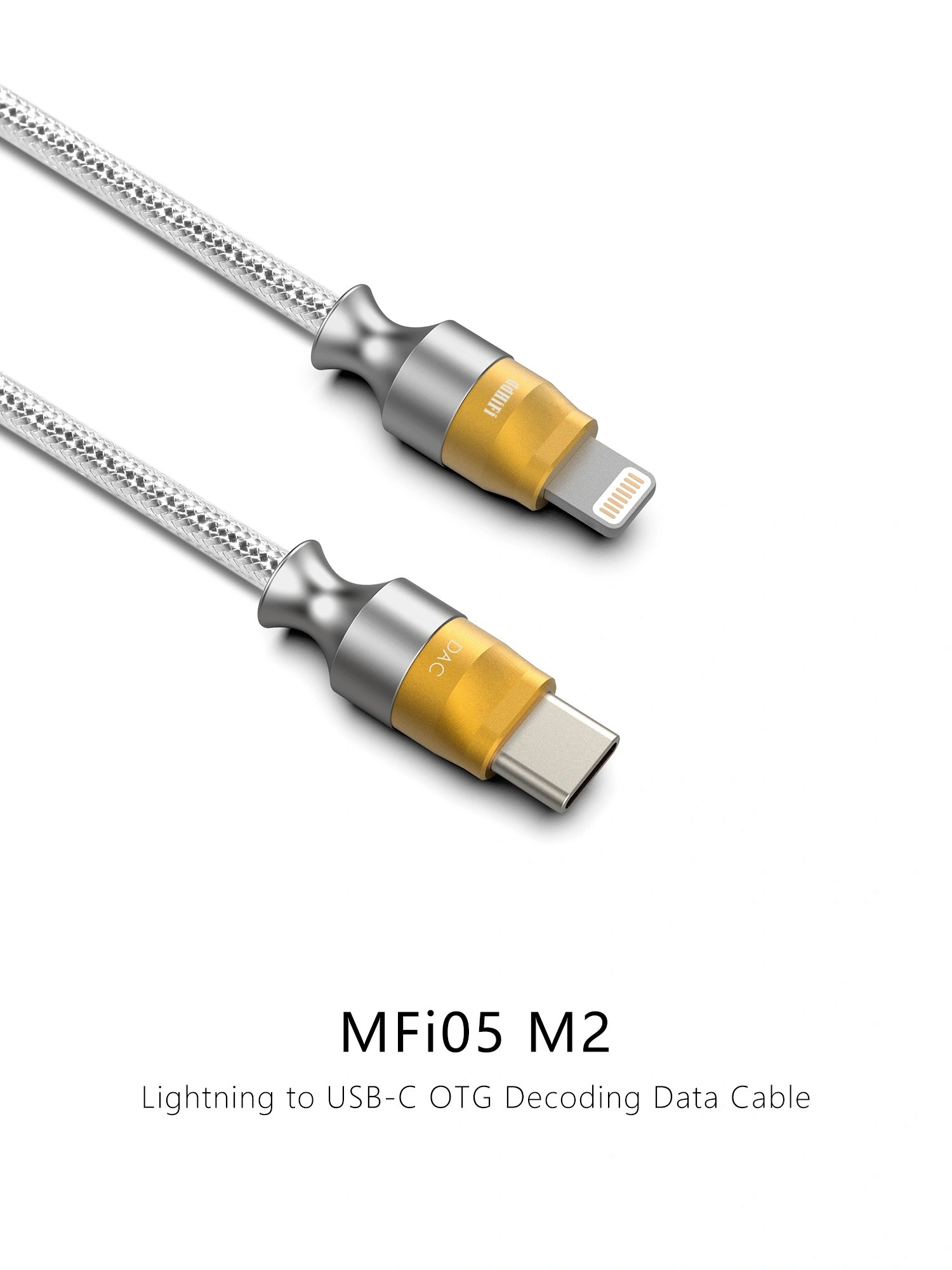 ddHiFi MFi05 M2 Lightning to USB-C OTG Decoding Data Cable
