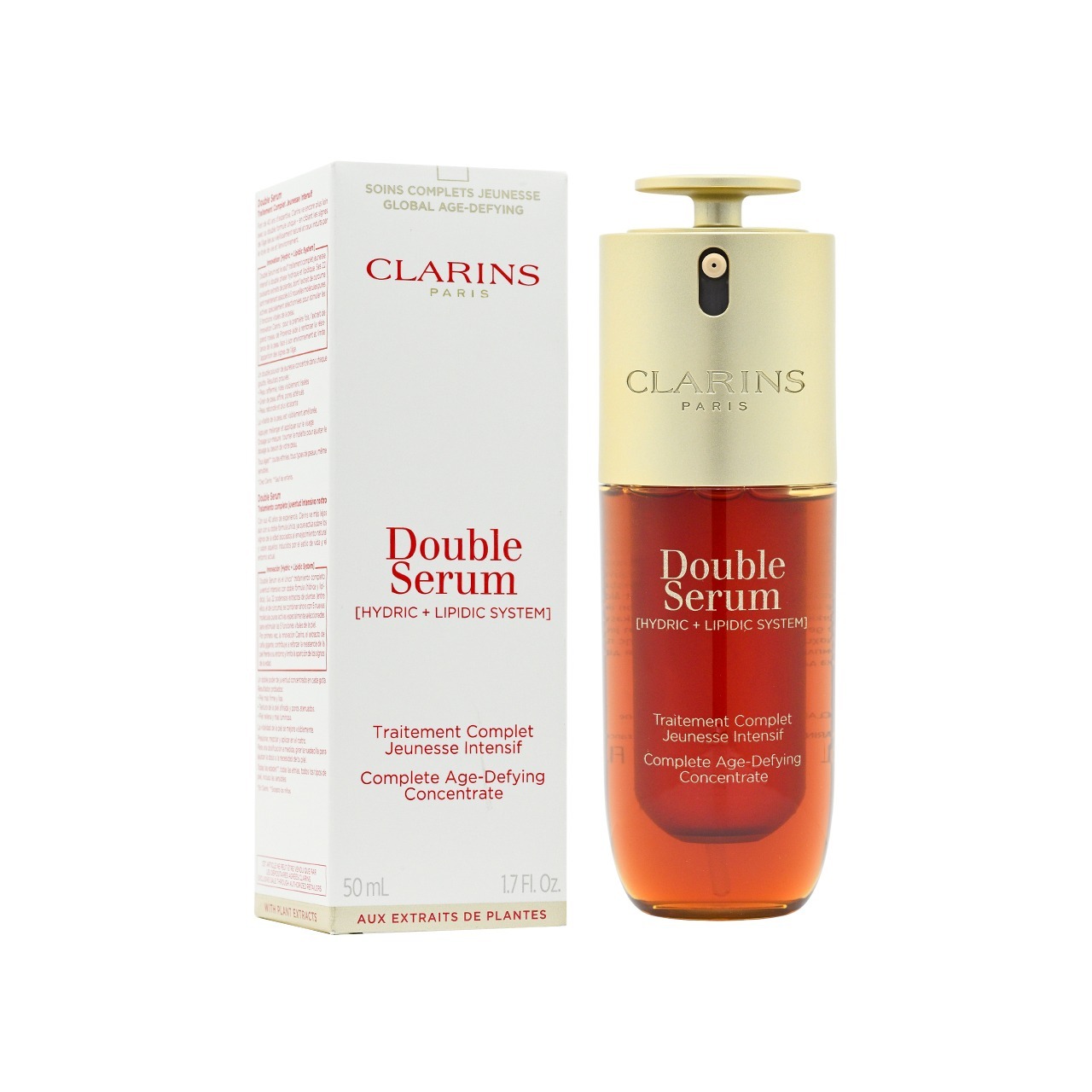 (3461)CLARINS  賦活雙精華 Double Serum 50ml滋潤 (第9代)