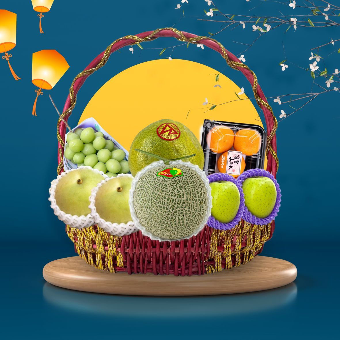中秋春暖果籃- M615-04