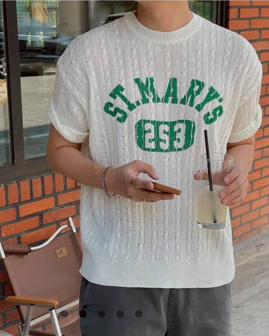 {快閃特惠}繽紛紮染麻花短袖針織衫