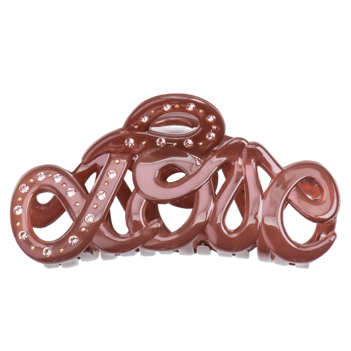 SWAROVSKI LOVE CLAW 8CM CHESTNUT｜Bon Dep