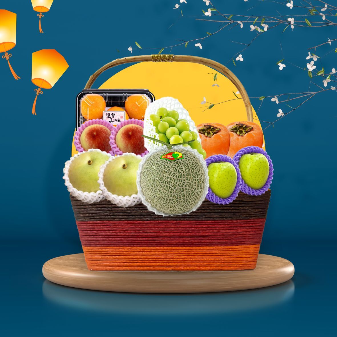 中秋春暖果籃- M616-02