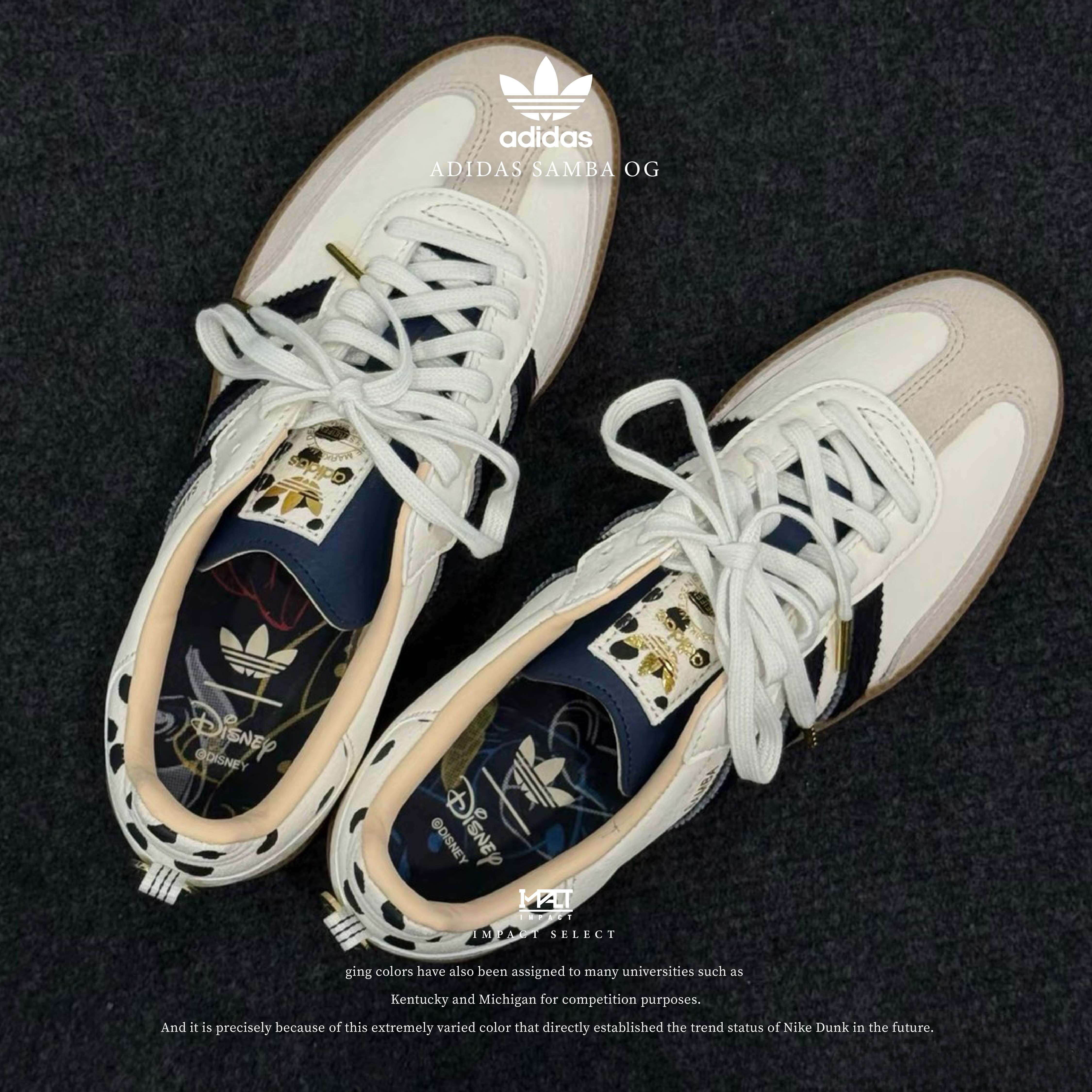 迪士尼 101忠狗 X SAMBA OG 運動休閒鞋 德訓鞋  KJ5990