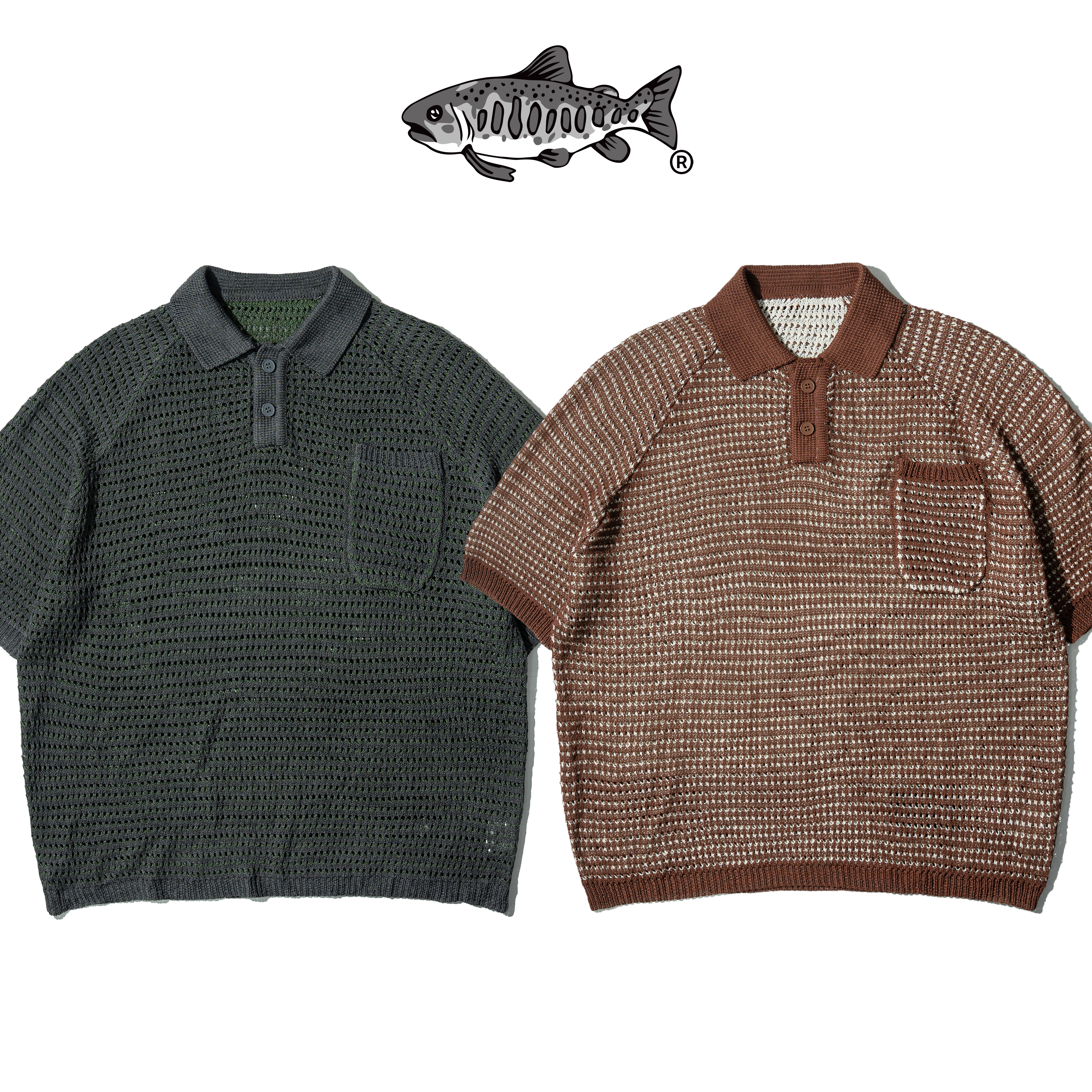 AGILITY Jacquard Knit Polo Shirt 緹花 針織 Polo衫 [MS88]