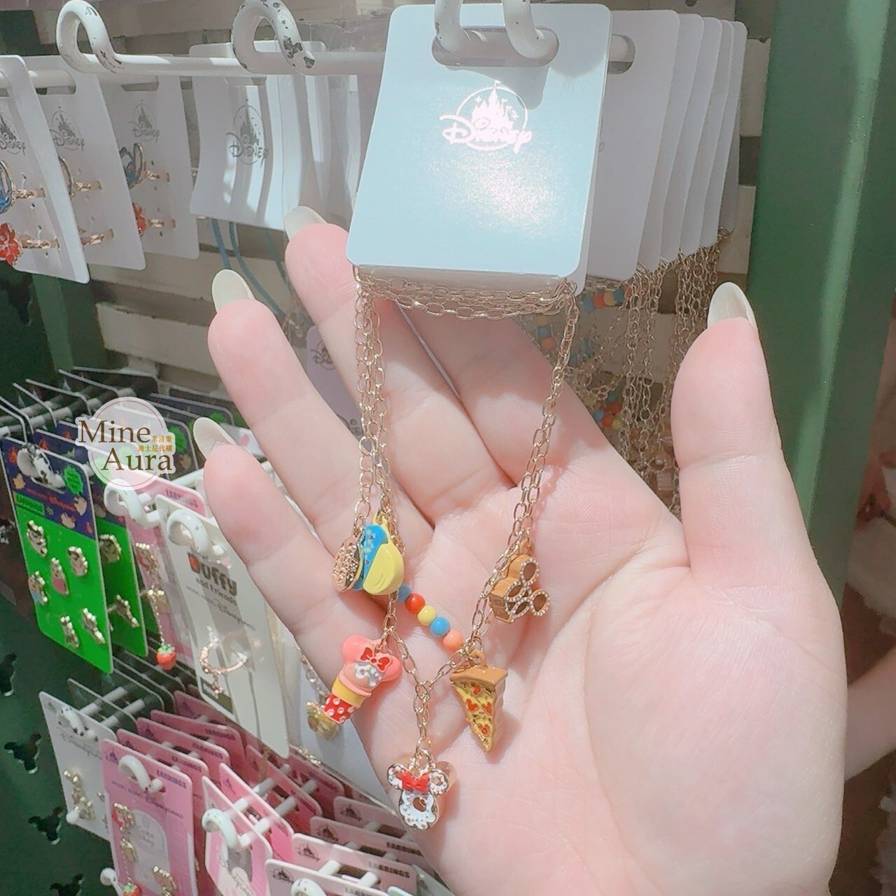 米奇 Mickey 冰淇淋 甜點 造型 墜飾 手鍊 首飾 -香港迪士尼樂園