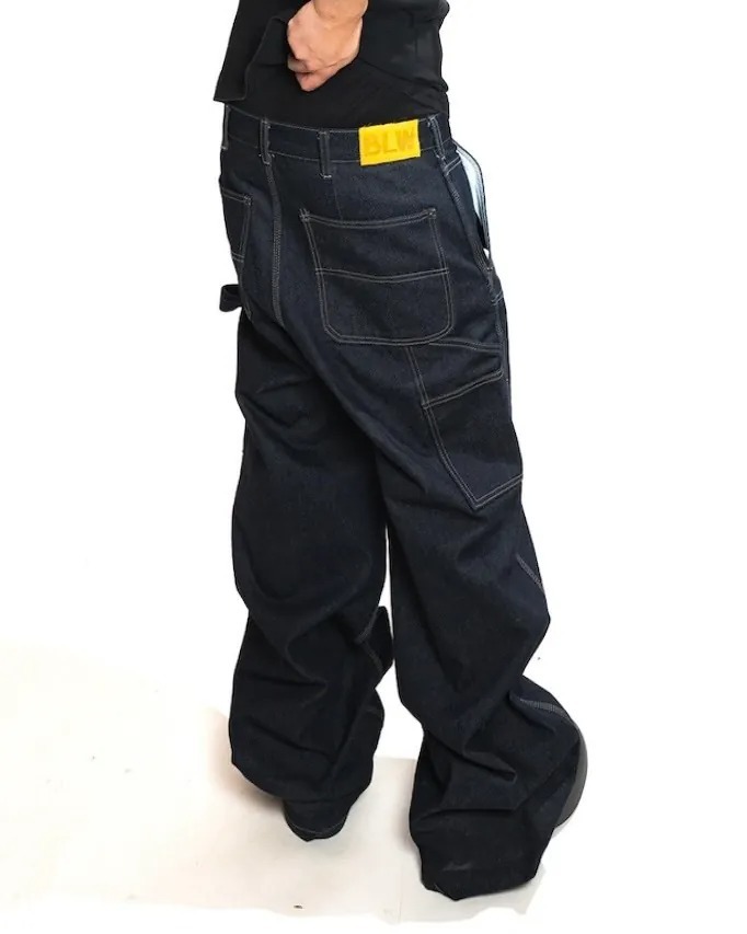 Bootlegway｜DOUBLE KNEES Denim Cargo 雙膝單寧工作牛仔褲 (Denim)