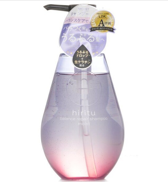 (3474)HIRITU Balance Repair Shampoo Moist 平衡修護胺基酸 (保濕鎖水) 系列 410ml(三款可選)