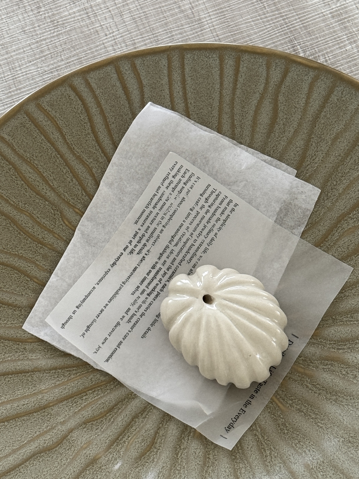 THE DETAILS - 晨貝線香座