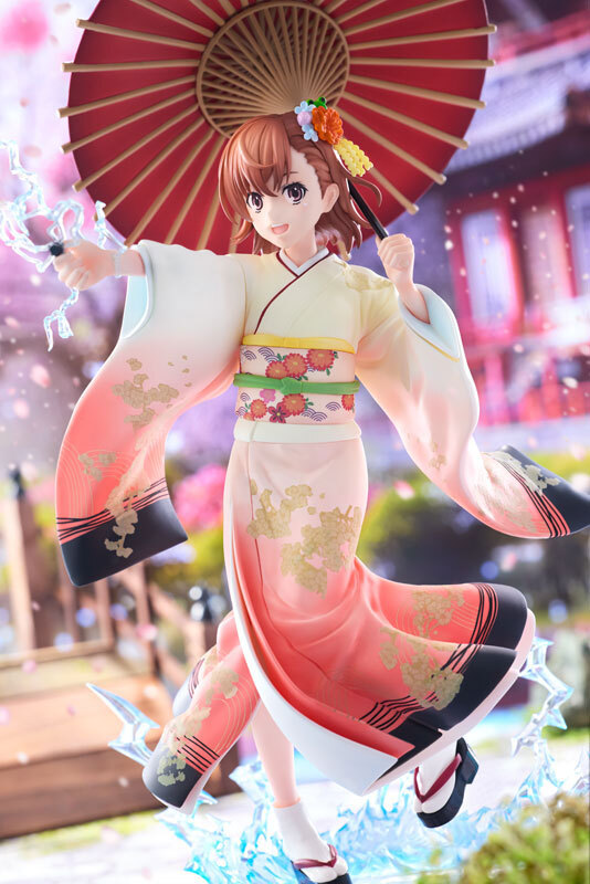 Feb KADOKAWA KDcolle A Certain Scientific Railgun T Mikoto Misaka Furisode Kimono ver. 1/7 Complete Figure Pre-order