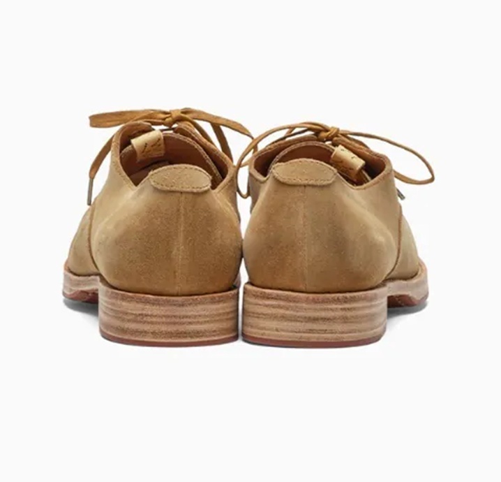 RE-STOCK: VISVIM CALLOWAY-FOLK *UK COW LEATHER SUEDE - PRE ORDER ITEM (預訂中)
