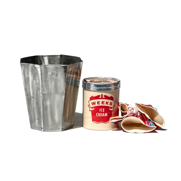 PUEBCO Recycle Steel Trash Can / Octagon