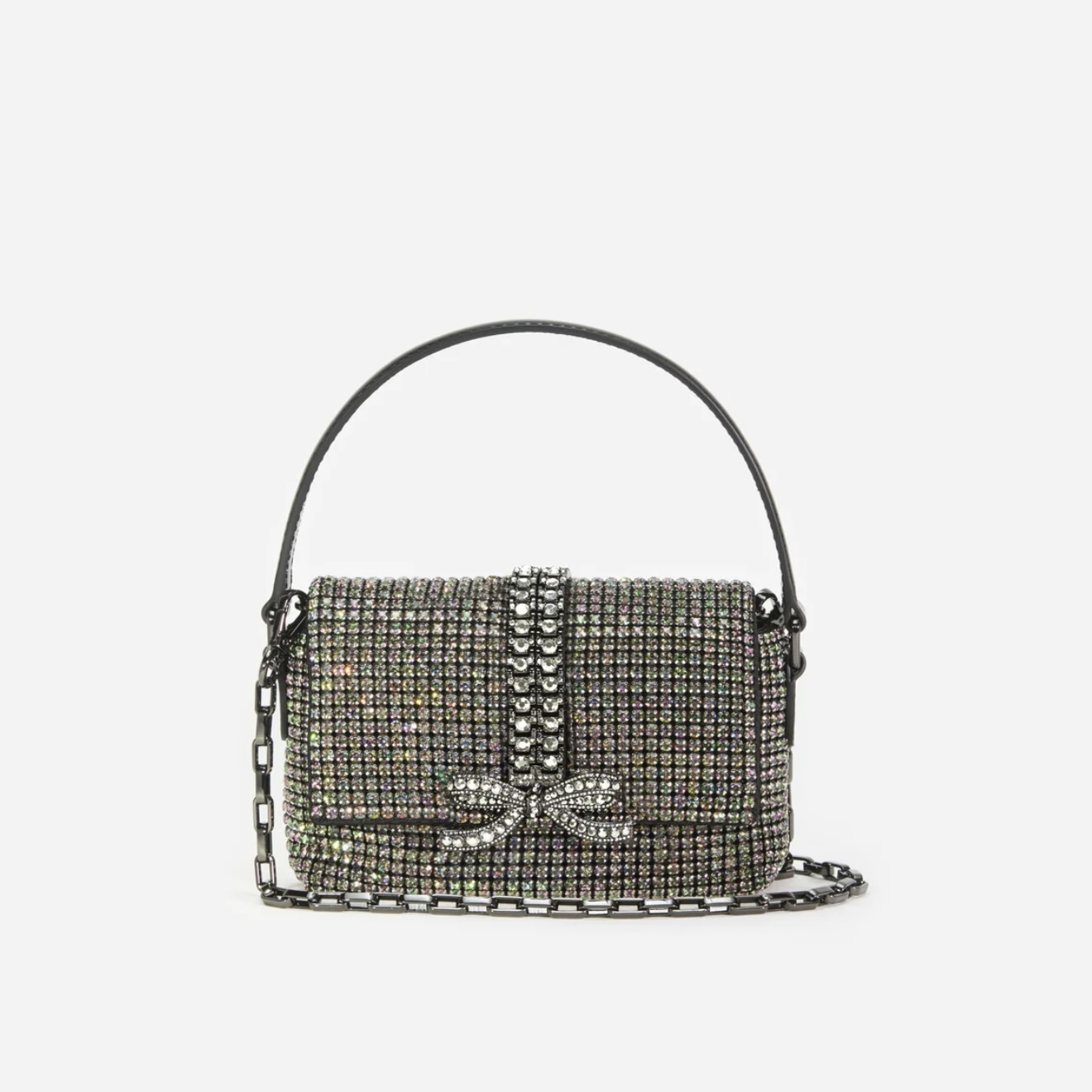 Self-Portrait RHINESTONE CHAINMAIL MICRO BAG 3colors