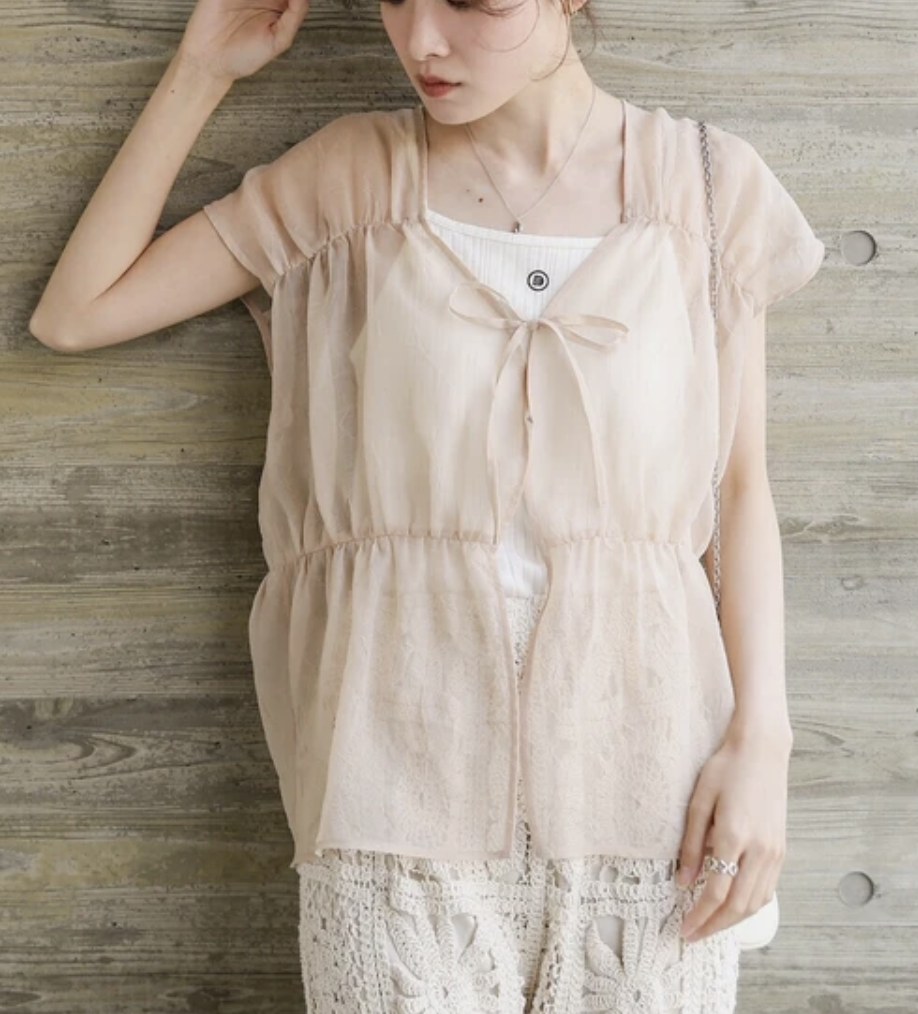 （預訂款）大人可愛系｜氣質蝴蝶結2WAY上衣（5色入）【日本直送】