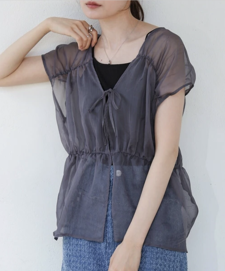 （預訂款）大人可愛系｜氣質蝴蝶結2WAY上衣（5色入）【日本直送】