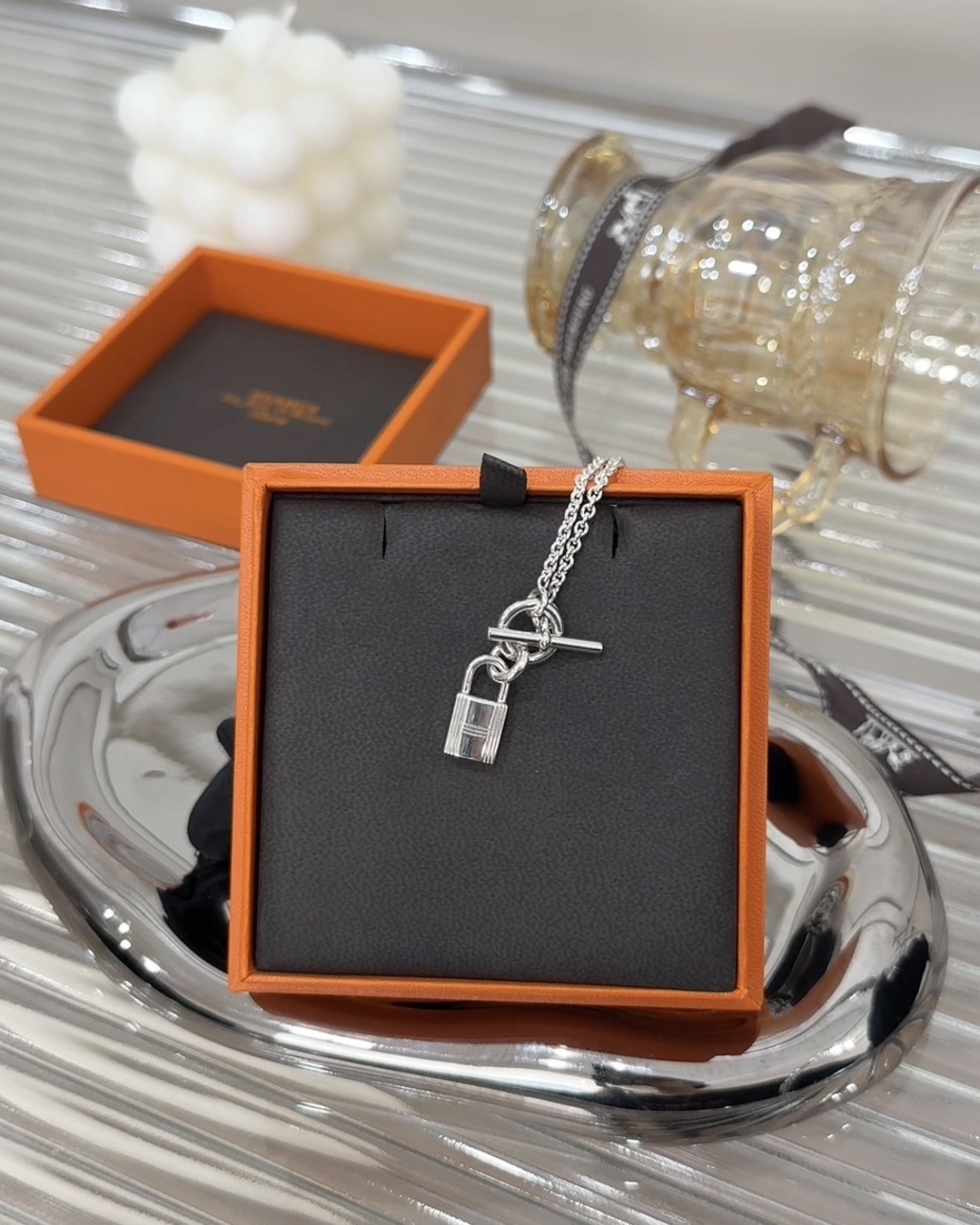 HERMES｜純銀鎖頭項鍊