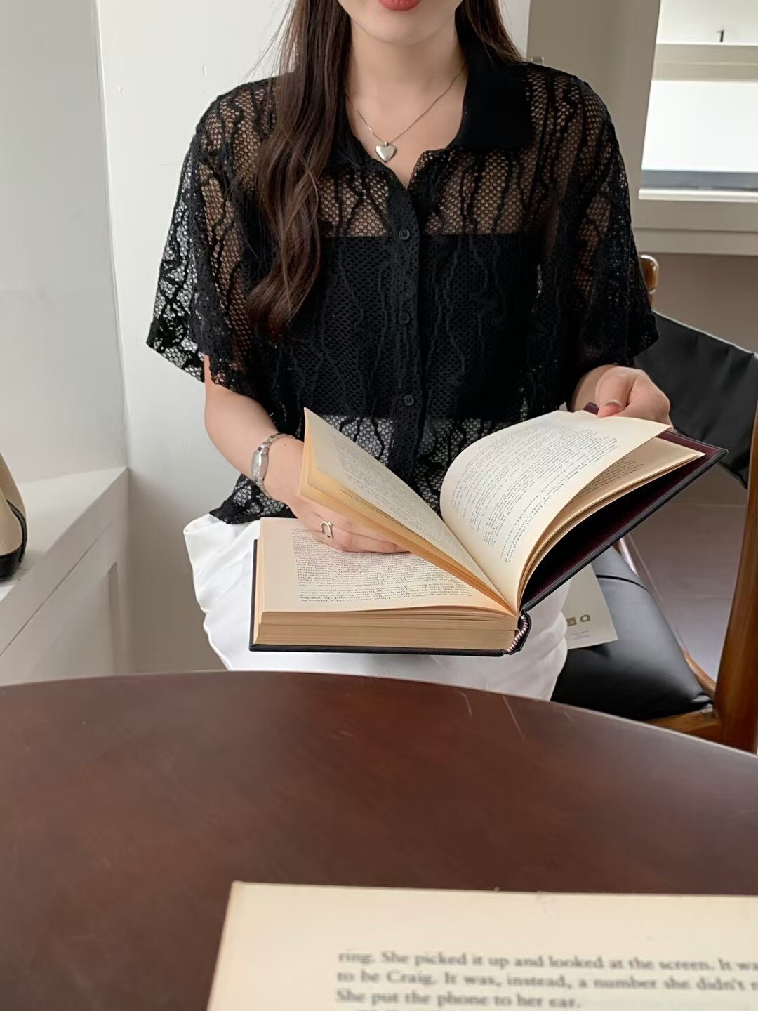 波浪紋短袖襯衫 9331