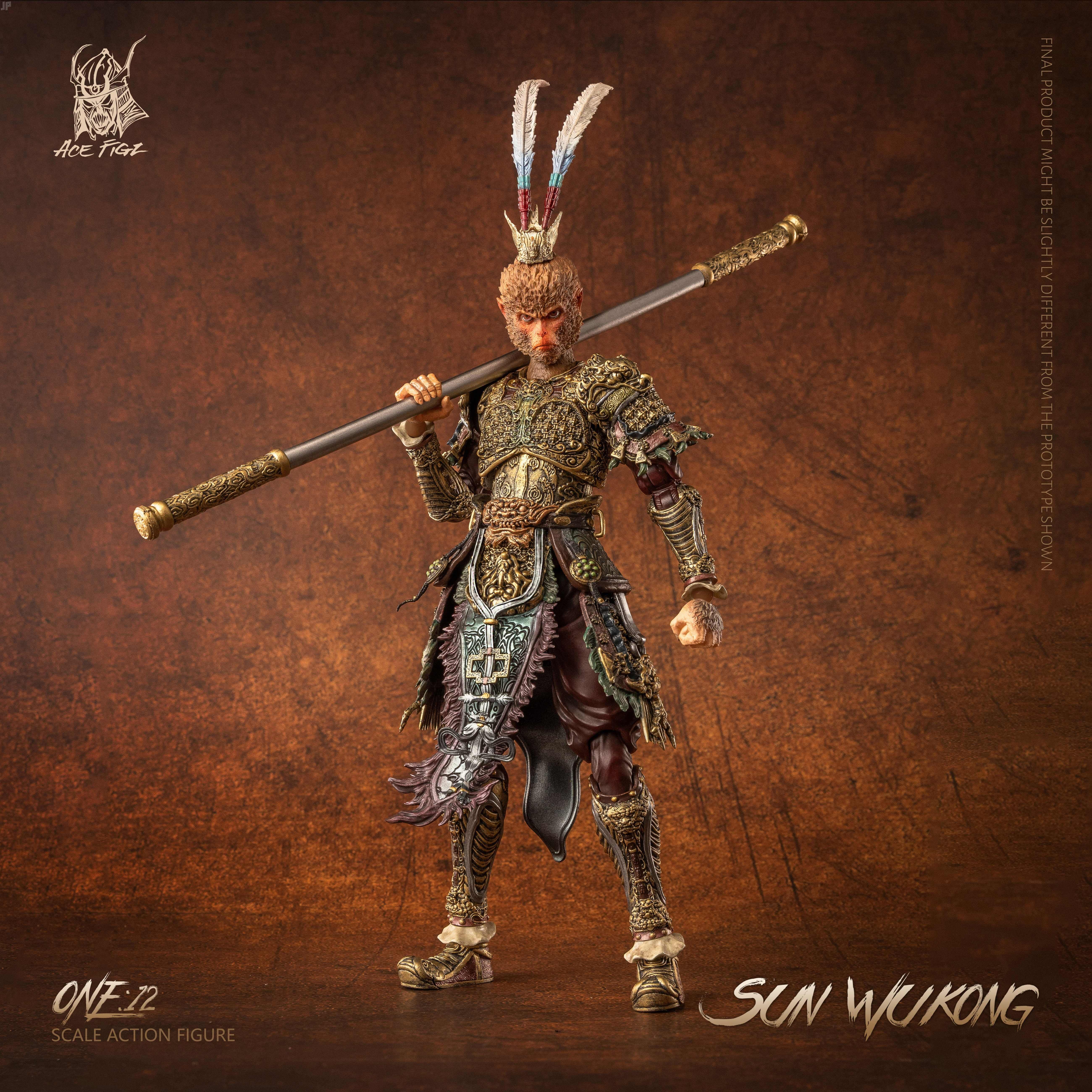 (Pre-Order) AceFigz -Sun Wukong "The Monkey King" (Standard Edition) 1/12 Action Figure (AF10mths-A)
