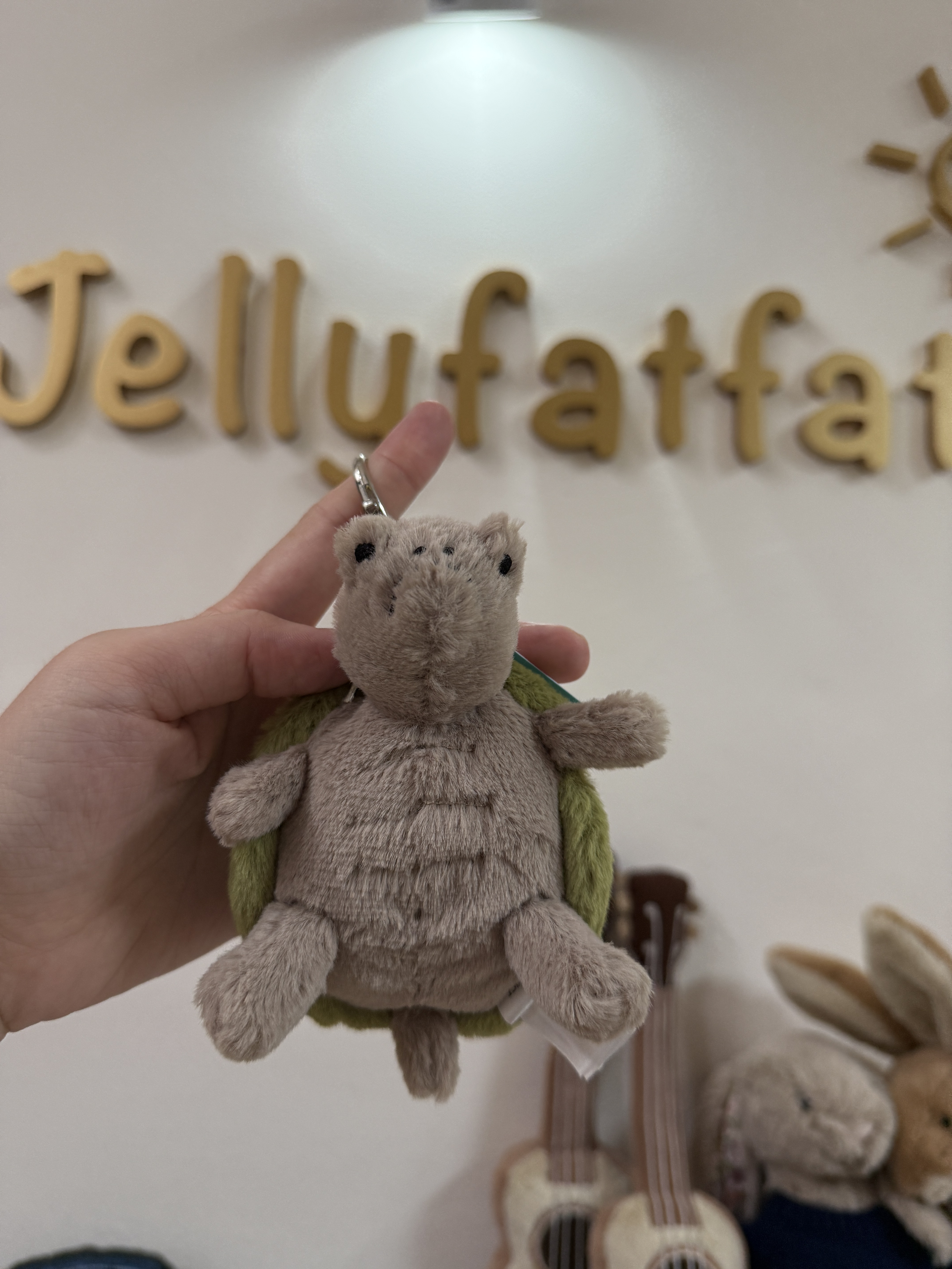  ぬいぐるみ　Timmy Turtle Bag charm 亀 Jellycat Timmy Turtle Bag Charm