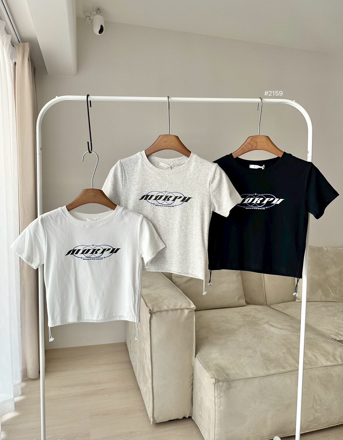 側抽繩個性字母T 2159