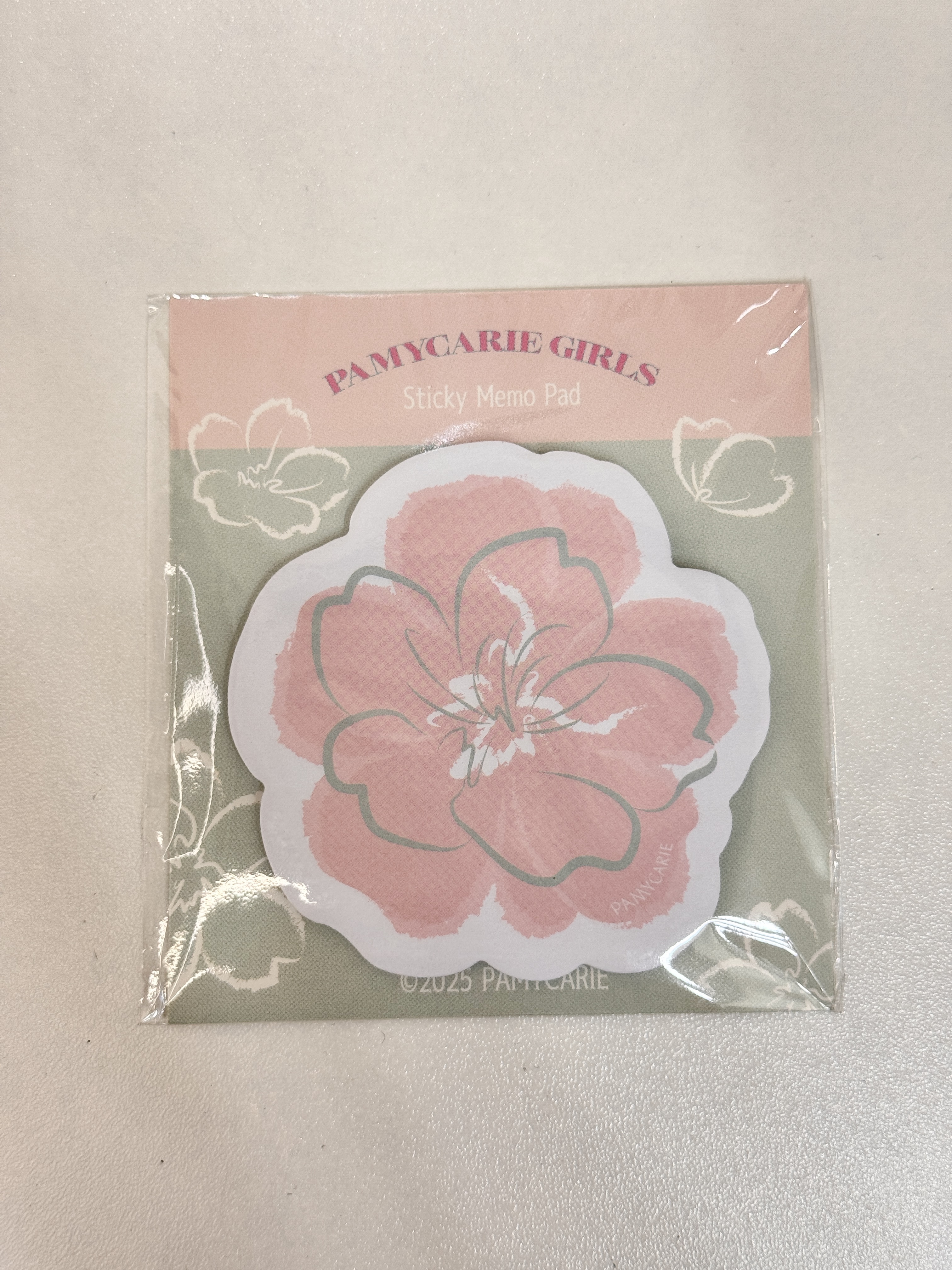 Pamycarie Flower Memo Pad (2 Colors, 30 Pages)