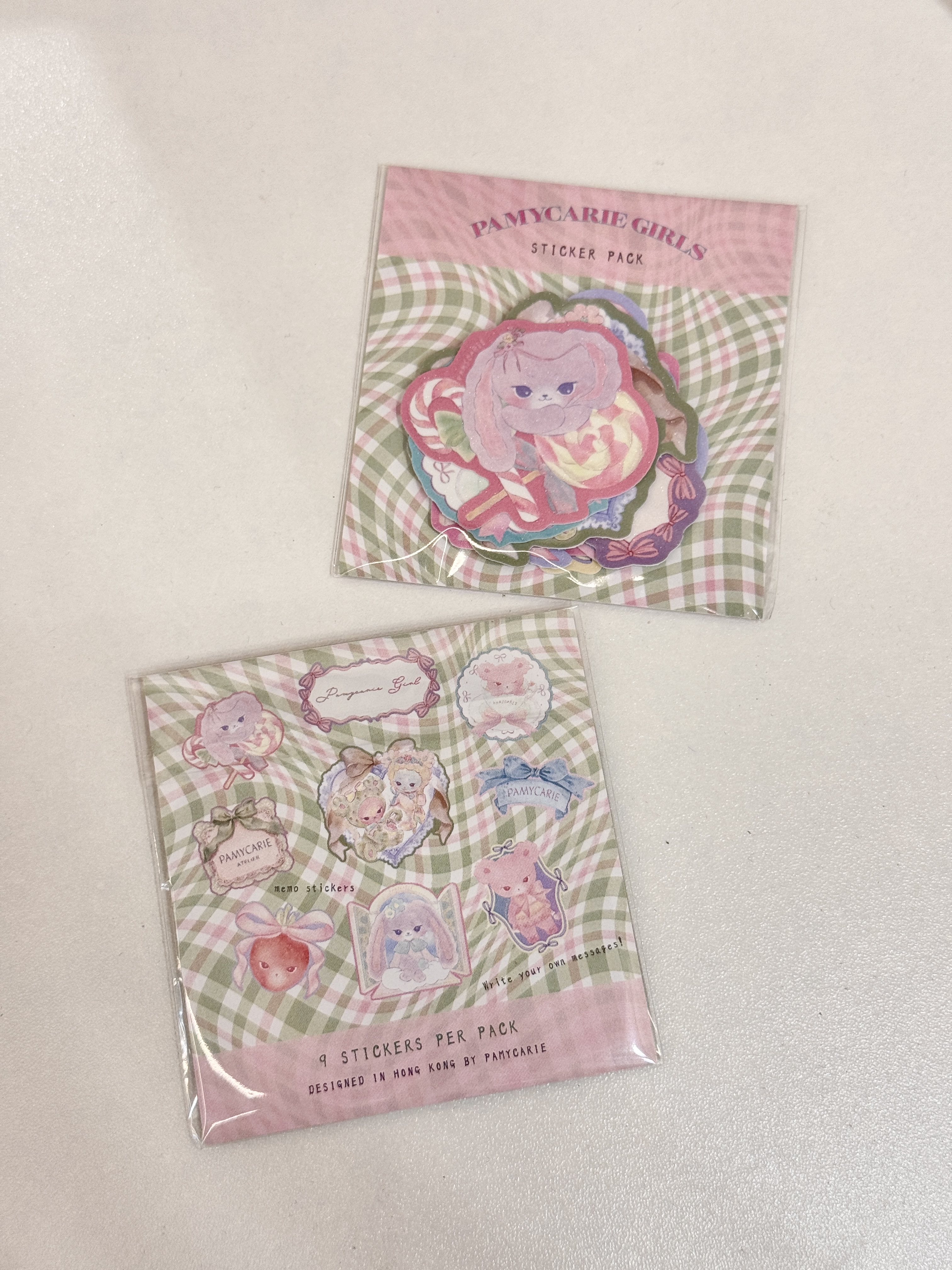 KURA & SORA Starry Frosted Sticker Set (9 Stickers)