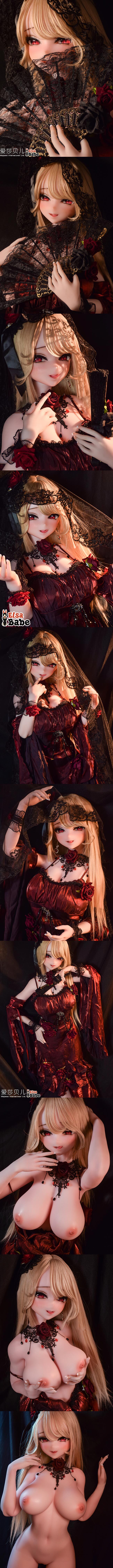 愛莎貝兒娃娃 風間紅葉 RAD-148CM-全矽膠 EBDOLL ACG CARTOON silicone sex doll