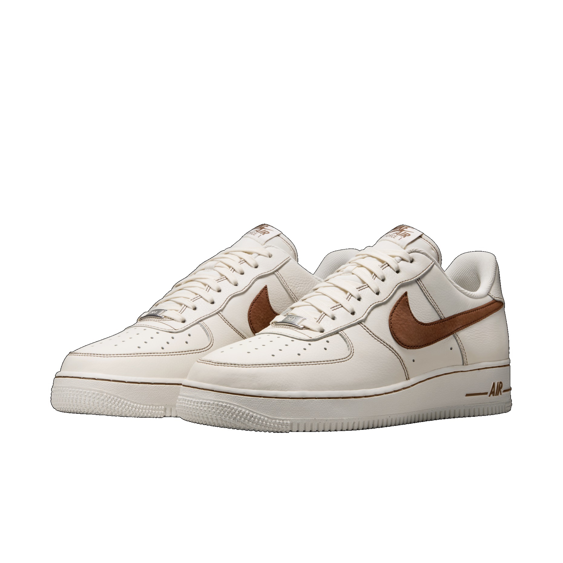 Nike Air Force 1 Low 棕縫線 象牙白棕 男鞋 hq2037-101