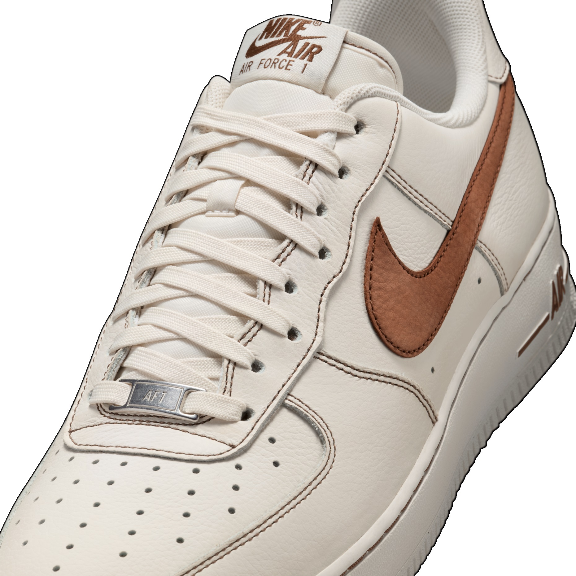 Nike Air Force 1 Low 棕縫線 象牙白棕 男鞋 hq2037-101