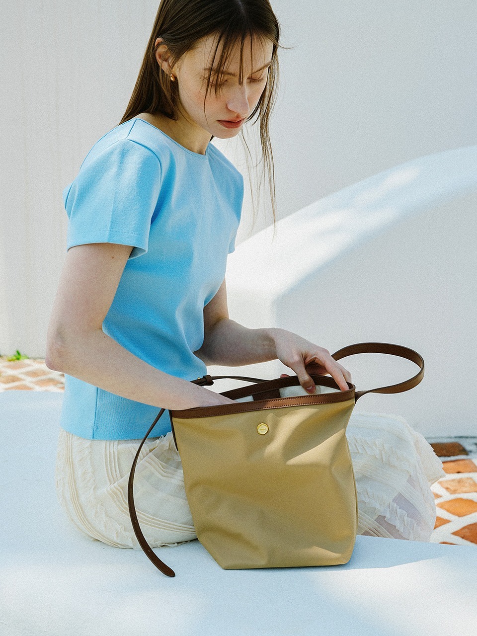 LEMEME ♥ Sac Canele Nylon /追跡付 LEMEME 르메메 | [New Arrival] Sac Canele Nylon (3 Colors) 삭