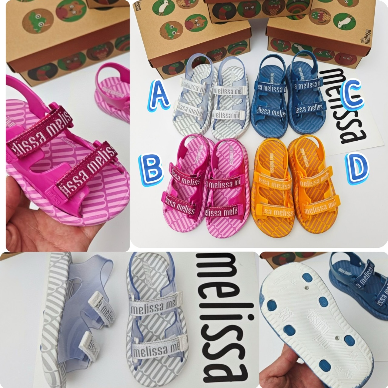 Mini Mel*issa 兒童雙帶涼鞋-2501429