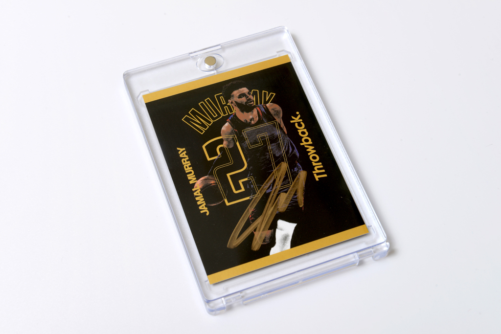 丹佛金塊隊 Jamal Murray 親筆簽名 Throwback 球員卡