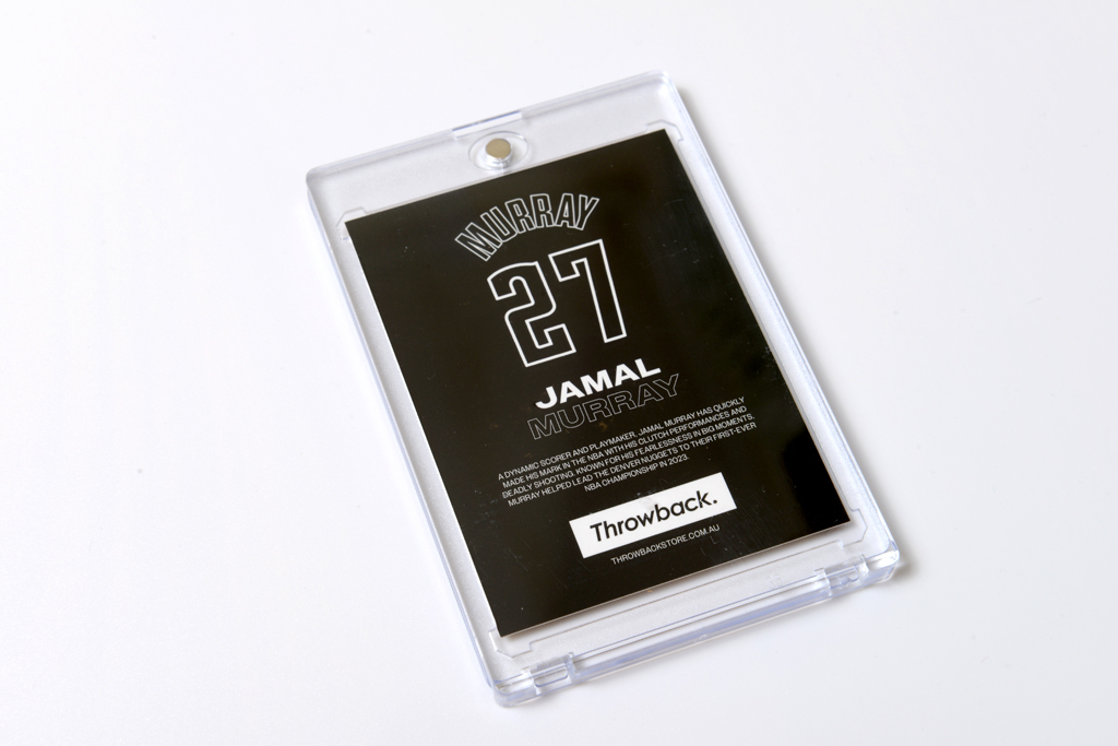 丹佛金塊隊 Jamal Murray 親筆簽名 Throwback 球員卡