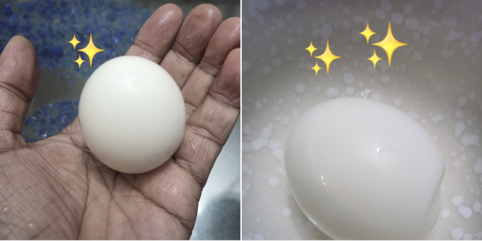 剝熟透的雞蛋
