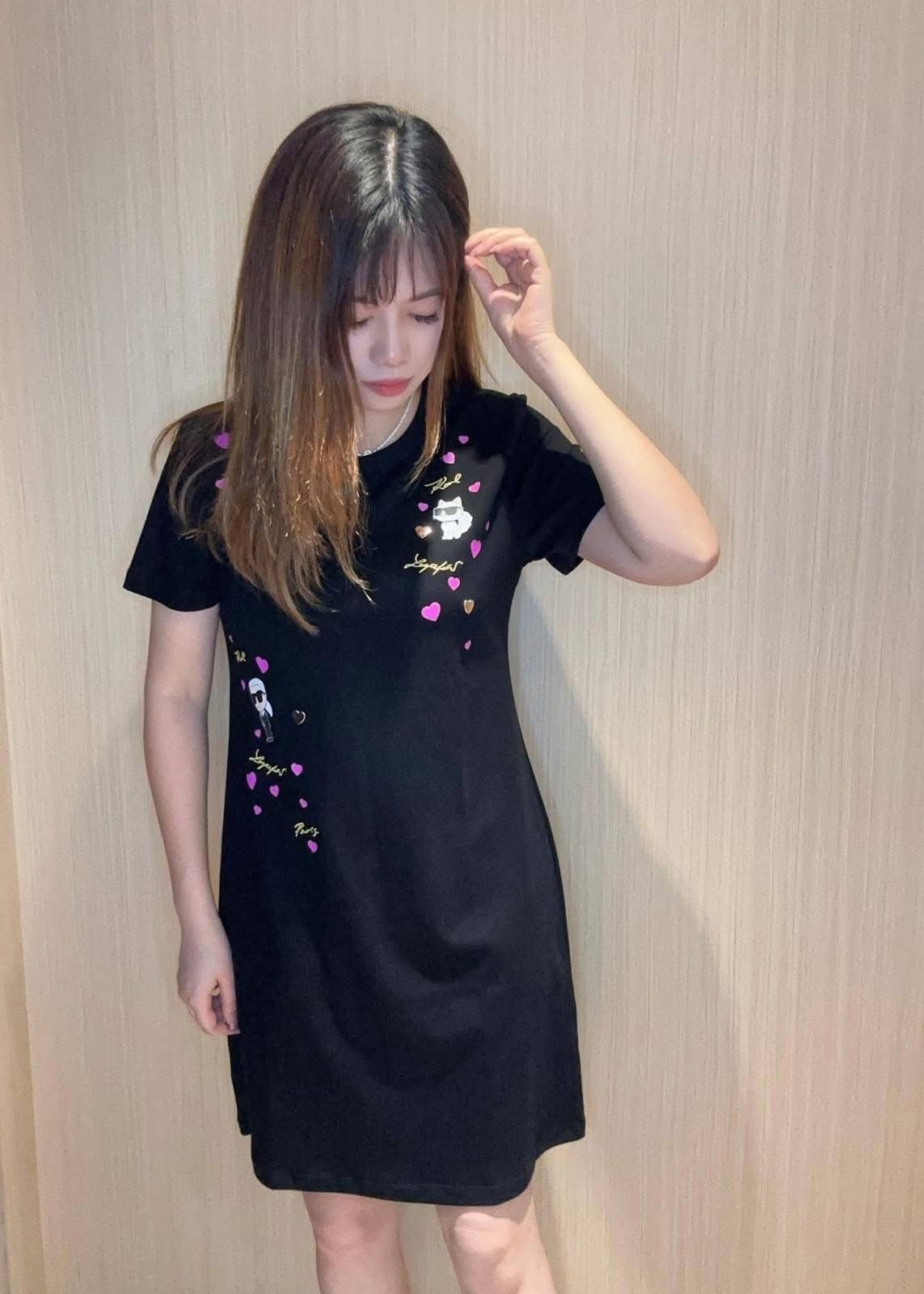 Karl 老佛爺 黑色連身裙 女款