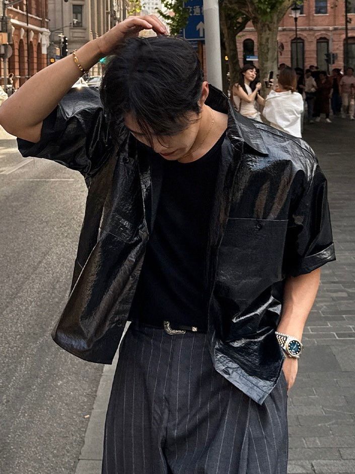 淨色短袖恤衫 C_y-098S