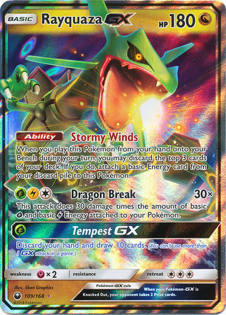 Rayquaza GX - 109/168 - Ultra Rare